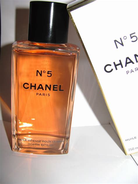 chanel no 5 bath oil intense|Chanel number 5 body oil.